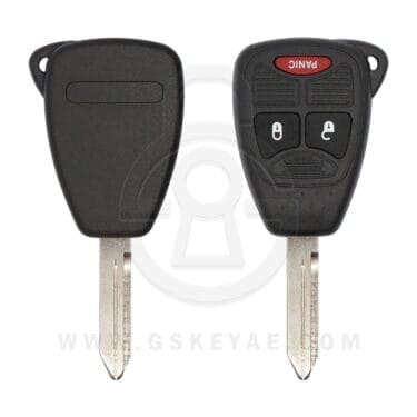2004-2017 Jeep Chrysler Dodge Remote Head Key Shell 3 Button w/Panic Y159 Y159 CY22 Small
