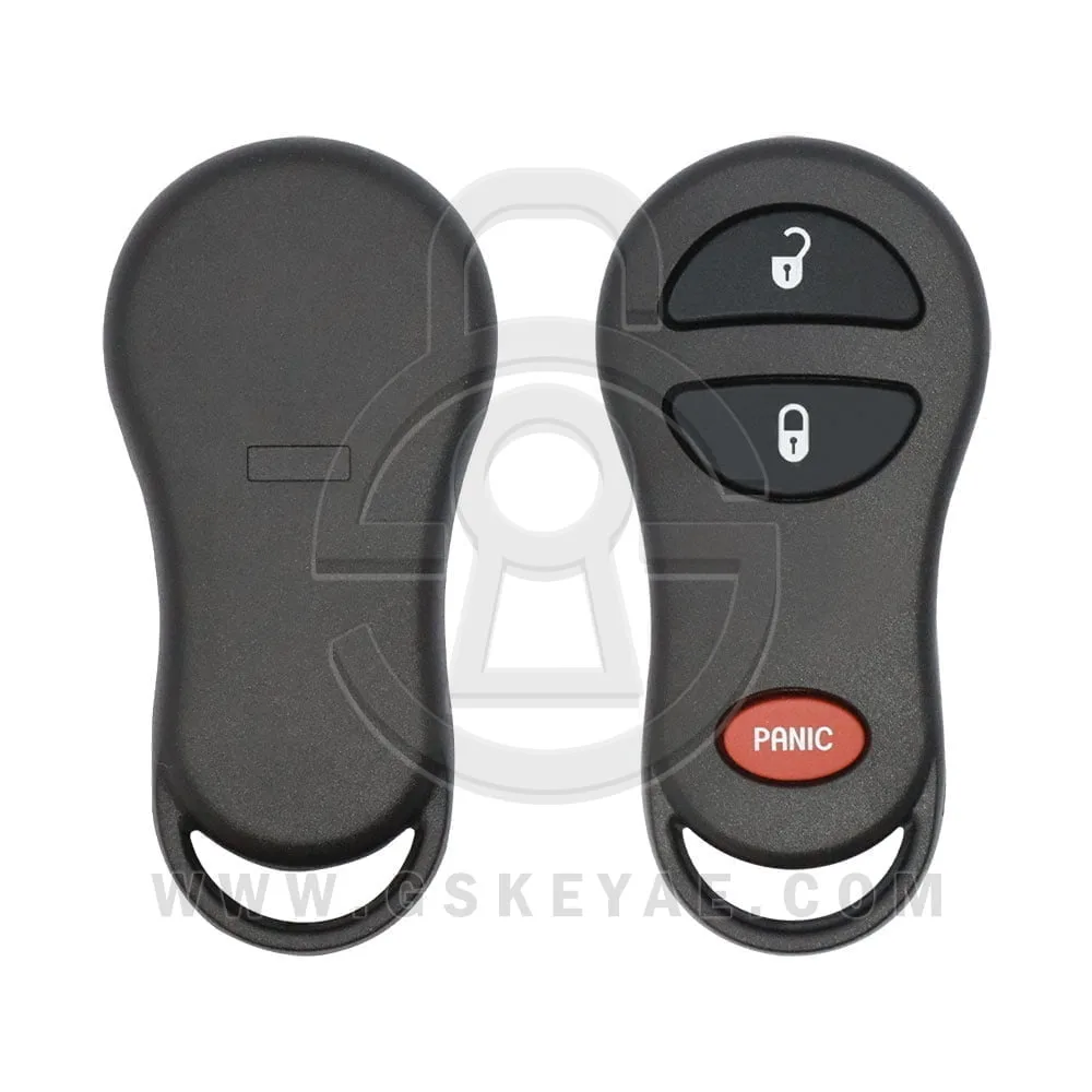1998-2005 Jeep Chrysler Dodge Plymouth Keyless Entry Remote Shell 3 Buttons