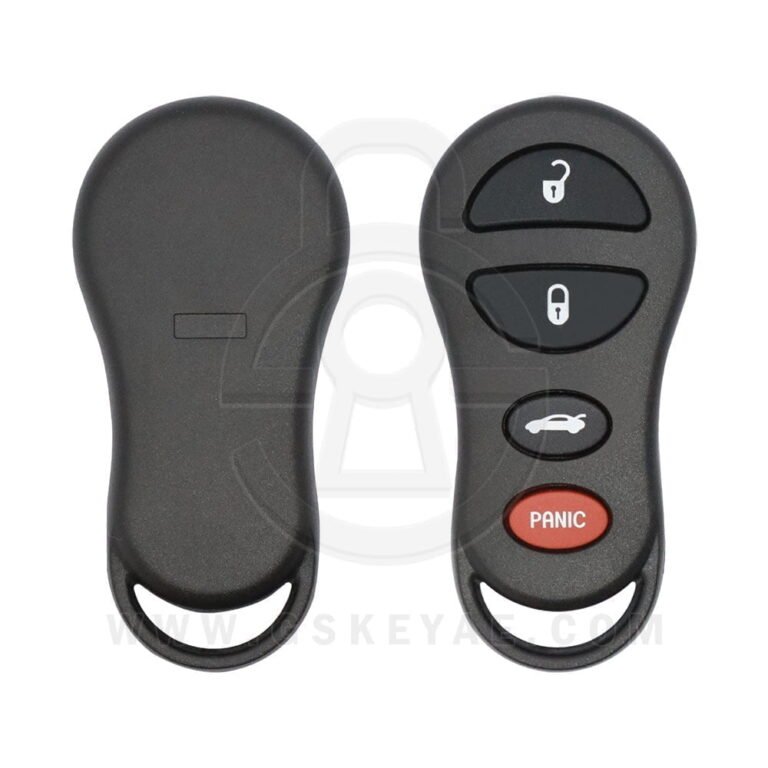 1999-2005 Jeep Chrysler Dodge Plymouth Keyless Entry Remote Shell 4 Buttons