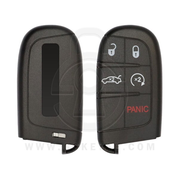 2017-2021 Jeep Renegade Compass Smart Remote Key Shell 5 Button SIP22 Key Blank Blade