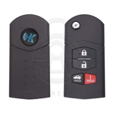 Keydiy KD Universal Flip Remote Key 4 buttons B series Mazda Type B14-3+1