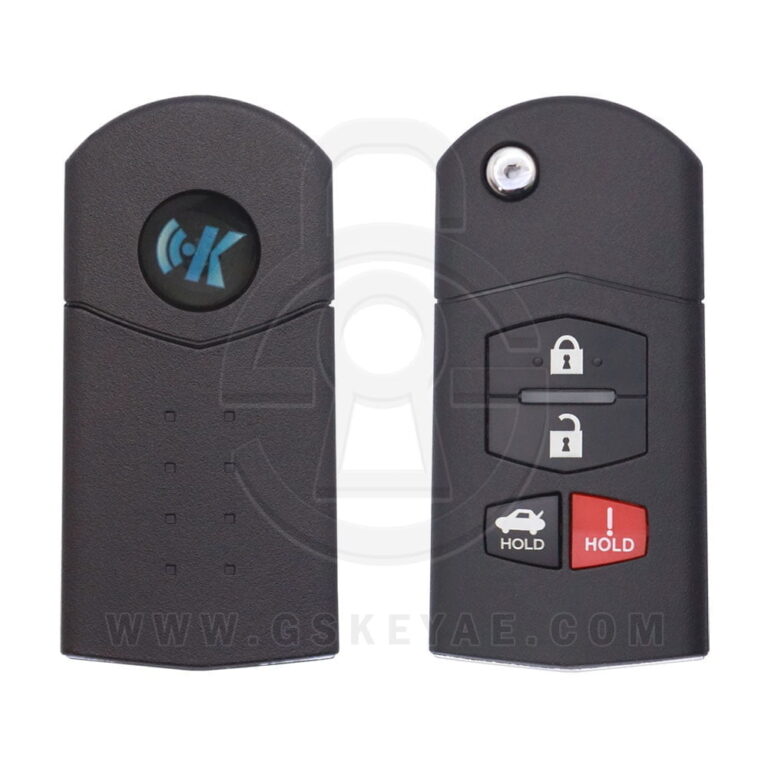 Keydiy KD Universal Flip Remote Key 4 buttons B series Mazda Type B14-3+1