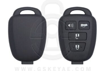 Clé pliante universelle Keydiy KD série B 4 boutons avec alarme type Toyota B35-4