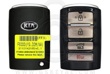 2017-2019 Genuine KIA Cadenza Smart Key Remote 4 Buttons 433MHz TQ8-FO8-4F10 95440-F6000 (OEM)