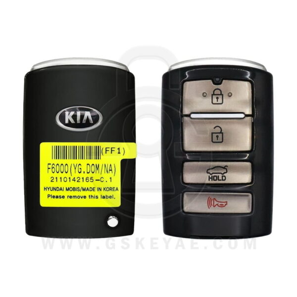 2017-2019 Genuine KIA Cadenza Smart Key Remote 4 Buttons 433MHz TQ8-FO8-4F10 95440-F6000 (OEM)