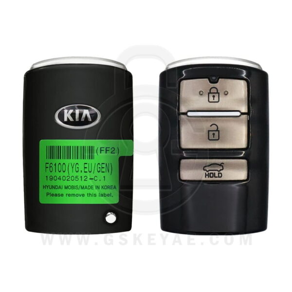 2016-2017 Genuine KIA Cadenza Smart Key Remote 3 Buttons 433MHz 95440-F6100 95440F6100 (OEM)