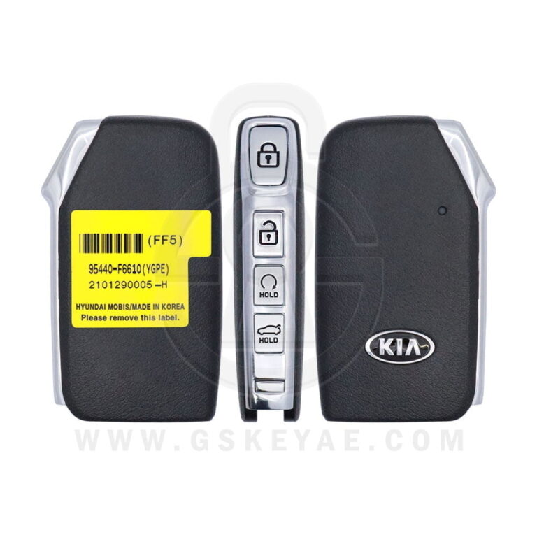 2020 Genuine KIA Cadenza Smart Key Remote 4 Buttons 433MHz 95440-F6610 95440F6610 (OEM)