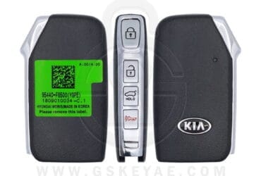 2019-2020 KIA Cadenza Original Smart Key Remote 4 Buttons 433MHz 95440-F6500 95440F6500