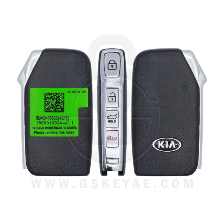 2019-2020 KIA Cadenza Original Smart Key Remote 4 Buttons 433MHz 95440-F6500 95440F6500