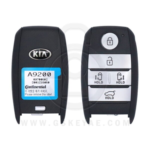 2016-2018 Original KIA Carnival Smart Key Remote 5 Buttons 433MHz SVI-YPFGE05 95440-A9200