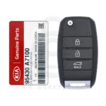 2013-2018 Genuine KIA Cerato Flip Remote Key 3 Button 433MHz 95430-A7100 95430A7100 (OEM) (1)