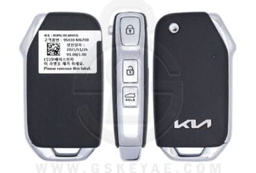 2022 Genuine KIA Cerato Flip Remote Key 3 Button 433MHz 95430-M6700 95430M6700 (OEM)