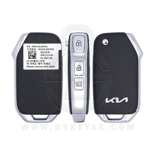 2022 Genuine KIA Cerato Flip Remote Key 3 Button 433MHz 95430-M6700 95430M6700 (OEM)