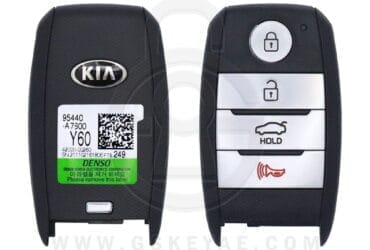 Clé intelligente d’origine KIA Forte 2017-2018 4 boutons 433MHz CQOFN00100 95440-A7600