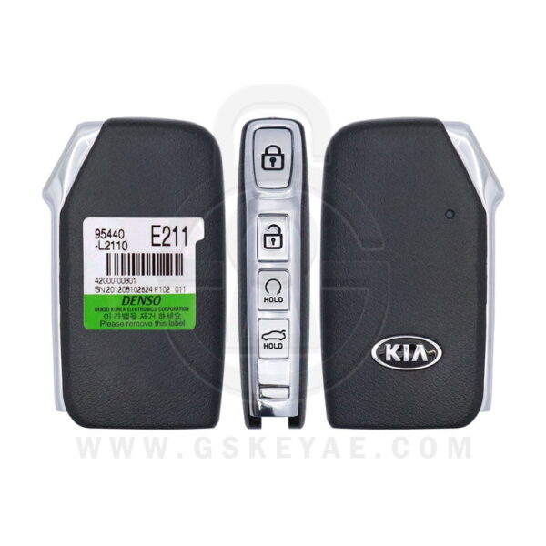 2020-2022 Genuine KIA K5 Smart Key Remote 4 Buttons 433MHz 95440-L2110 95440L2110 (OEM)