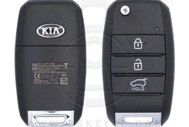 2018-2019 Genuine KIA Picanto Flip Remote Key 3 Buttons 433MHz 95430-G6600 95430G6600 (OEM)