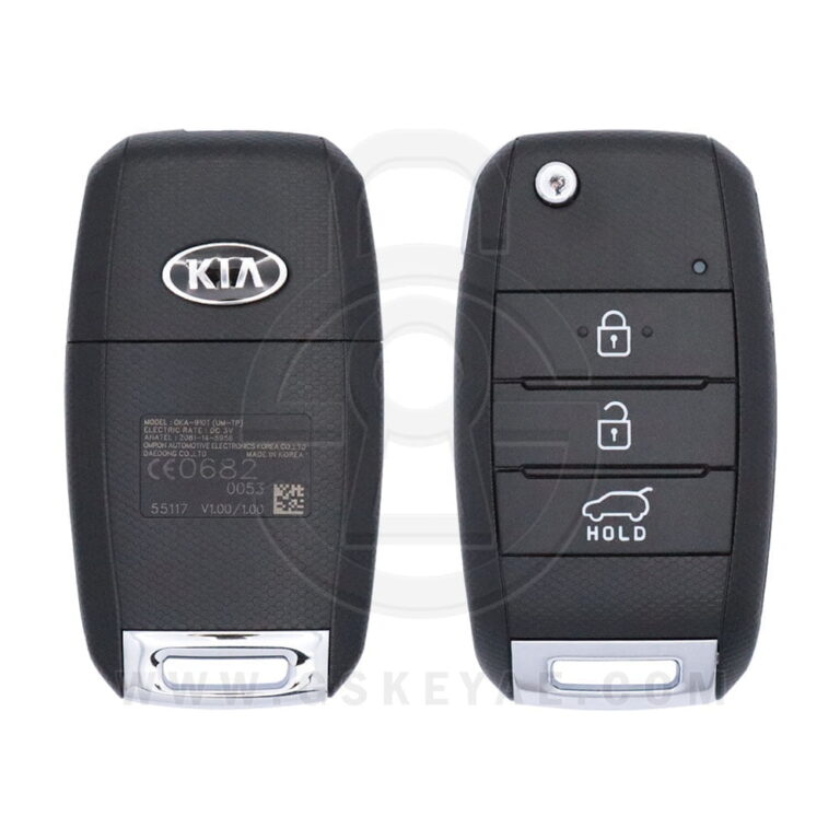 2015-2020 Genuine KIA Sorento Flip Key Remote 3 Button 433MHz OKA-910T 95430-C5210 OEM