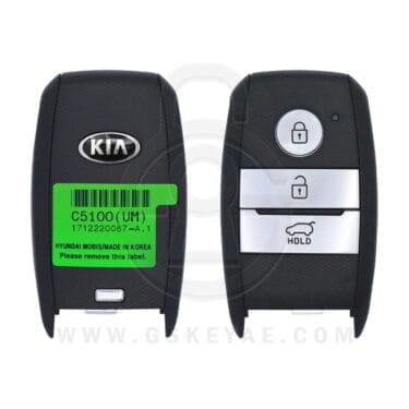 2016-2018 Genuine KIA Sorento Smart Key Remote 3 Button 433MHz 95440-C5100 (OEM)