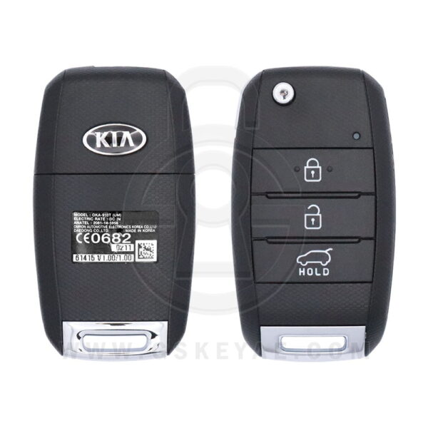 2015-2020 Original KIA Sorento Flip Remote Key 3 Button 433MHz OKA-910T 95430-C5200