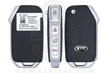 2019-2021 Genuine KIA Soul Flip Remote Key 4 Buttons 433MHz 95430-K0000 95430K0000 (OEM)