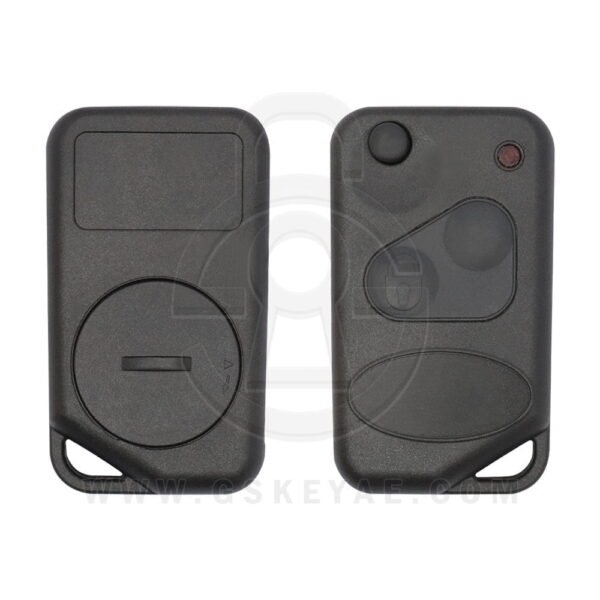 1998-2003 Land Rover Range Rover Flip Remote Key Shell Cover 2 Button with HU109 Uncut Blade