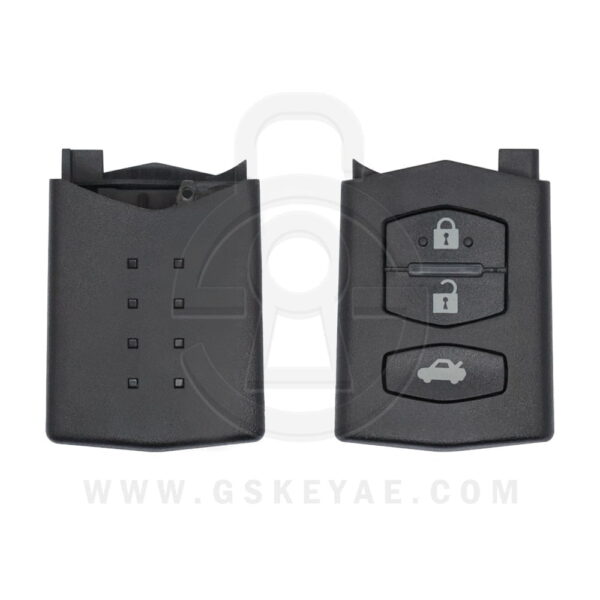 2005-2016 Mazda 3 / 6 / CX-7 / CX-9 Flip Remote Key Shell Cover 3 Buttons