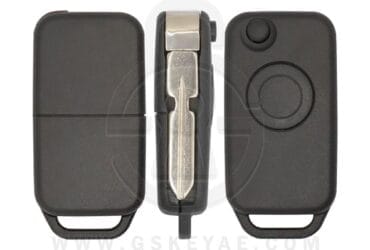 1994-1998 Mercedes Benz S-Class Flip Remote Key Shell Cover Case 1 Button HU39 Blade