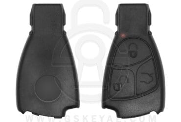 1999-2019 Mercedes Benz Small NEC Smart Remote Key Shell Cover Case 3 Button