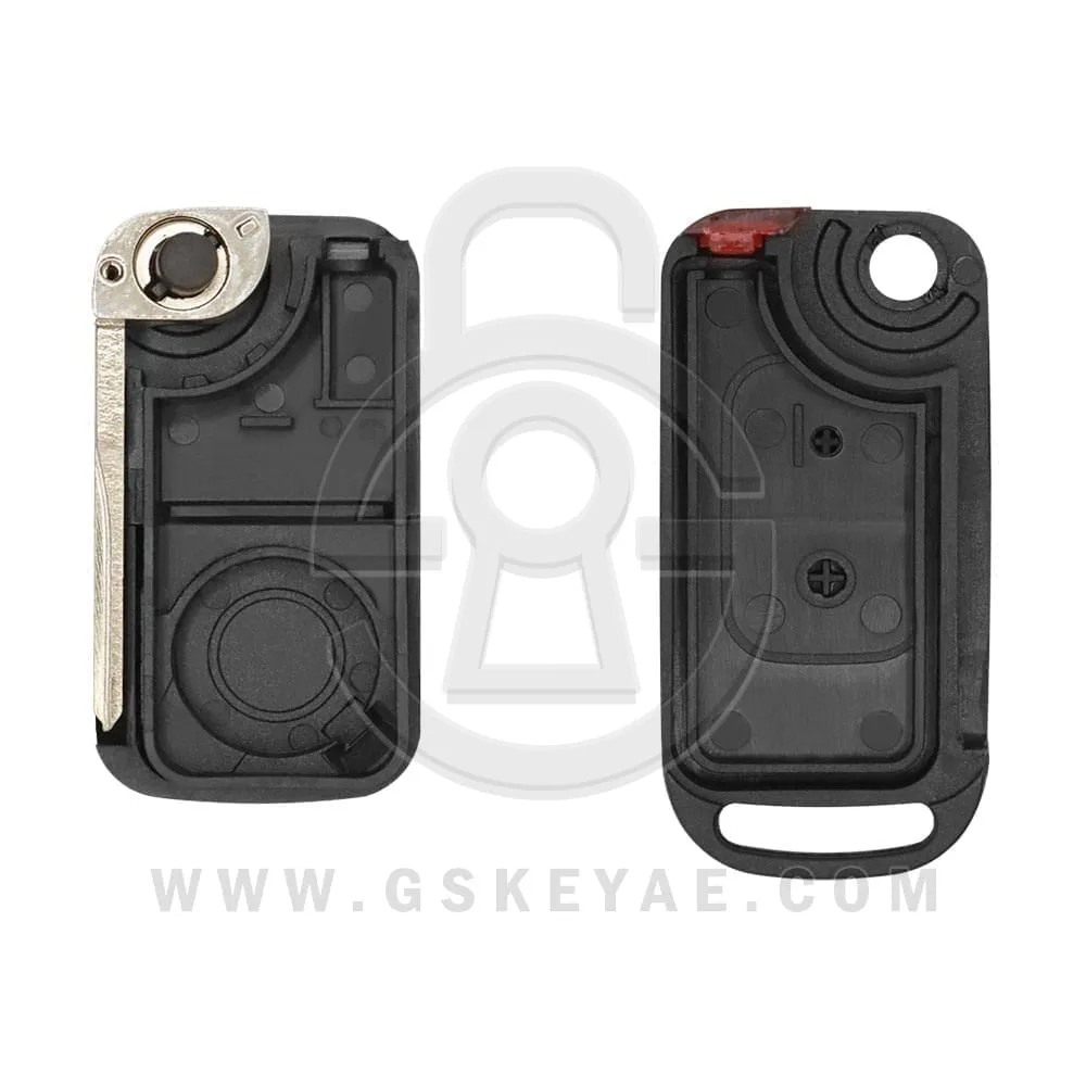 2 Button Replacement Flip Remote Key Shell Cover Case HU64 For Mercedes Benz A / B / SLK Class