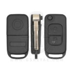 1998-2006 Mercedes Benz A / B / SLK Class Flip Remote Key Shell Cover Case 2 Buttons HU64