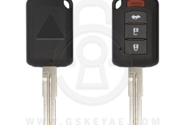Coque de clé télécommande pour Mitsubishi Lancer Mirage 2013-2021 4 boutons MIT11R