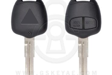 2004-2017 Mitsubishi Lancer Outlander Remote Head Key Shell Cover 2 Button MIT11R Blade