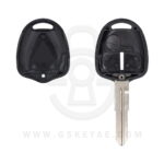 2 Buttons Replacement Remote Head Key Shell Cover MIT8 Blade For Mitsubishi Pajero Montero