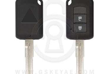2014-2022 Mitsubishi Lancer Mirage Remote Head Key Shell Cover 2 Button MIT11R Key Blank Blade
