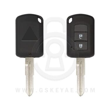 2014-2022 Mitsubishi Lancer Mirage Remote Head Key Shell Cover 2 Button MIT11R Key Blank Blade