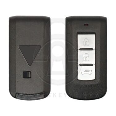 2009-2021 Mitsubishi Pajero Lancer Smart Remote Key Shell Cover 3 Buttons MIT3 Uncut Blade