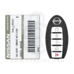 2013-2015 Genuine Nissan Altima Maxima Smart Key 5 Button 433MHz HITAG3 ID47 Chip 285E3-9HP5B OEM (1)