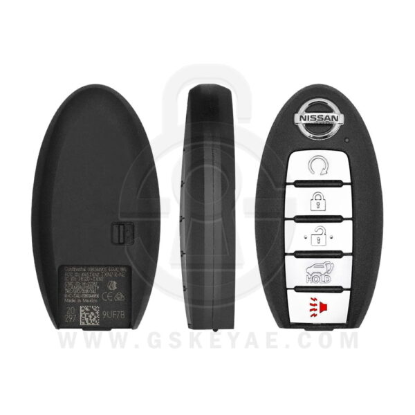 2019-2021 Nissan Murano Pathfinder Smart Key Remote 5 Button 433MHz KR5TXN7 285E3-9UF7B (OEM)