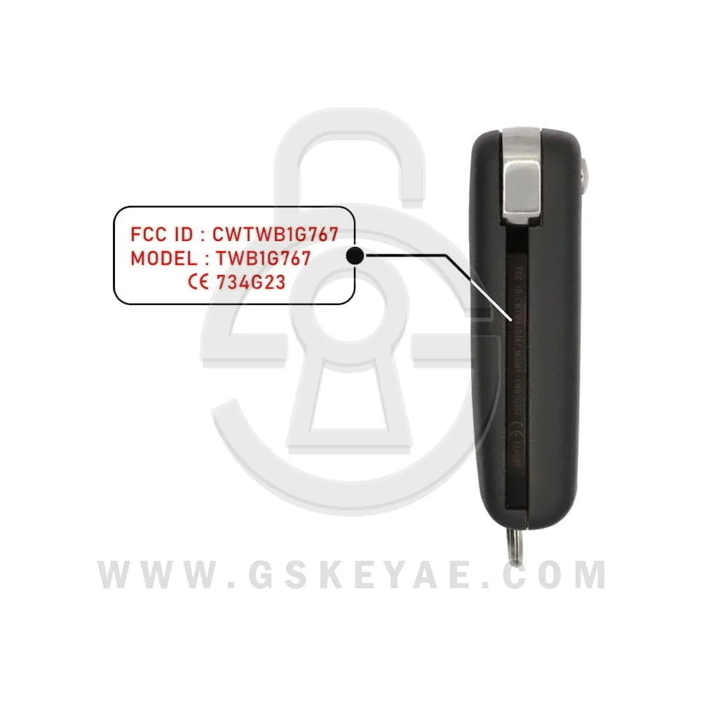 2014-2020 Original Nissan Rogue X-Trail Flip Key Remote 3 Button 433MHz H0561-4BA1B (1)