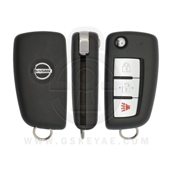 2014-2020 Original Nissan Rogue X-Trail Flip Key Remote 3 Button 433MHz CWTWB1G767 H0561-4BA1B
