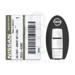 Nissan X-Trail Qashqai Genuine Smart Key 2 Button 433MHz 285E3-4CB0C, 285E3-4CB0A (OEM)