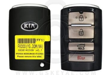 2017-2019 Original KIA Cadenza Smart Key Remote 4 Buttons 433MHz HITAG3 Chip TQ8-FO8-4F10 95440-F6000