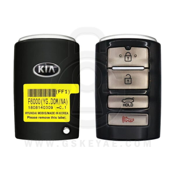 2017-2019 Original KIA Cadenza Smart Key Remote 4 Buttons 433MHz HITAG3 Chip TQ8-FO8-4F10 95440-F6000