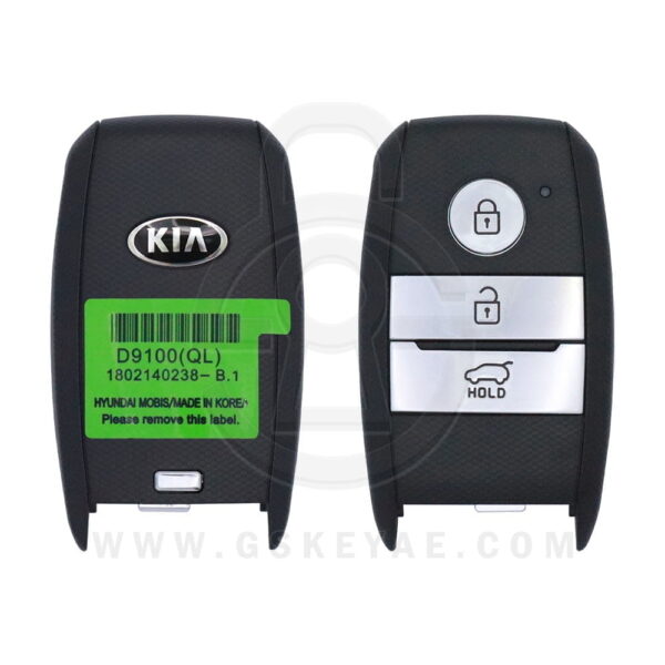 2016-2017 Original KIA Sportage Smart Key Remote 3 Button 433MHz 95440-D9100 95440D9100