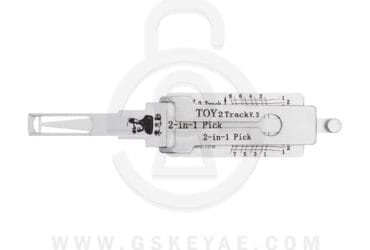 Original Lishi 2-in-1 Pick Decoder Tool TOY2T 2 Track 80K Toyota Lexus Anti Glare Type