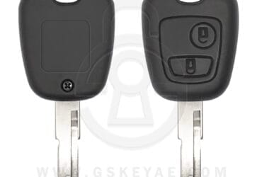 2003-2009 Peugeot 206 Remote Head Key Shell 2 Buttons NE72 Key Blank Blade