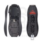 3 Buttons Replacement Smart Remote Key Shell Cover with HU66 Blade For Porsche Cayenne