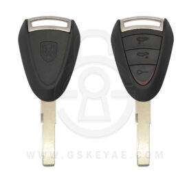 2005-2012 Porsche Boxster Cayman Remote Head Key Shell Cover 3 Buttons HU66 Uncut Blade