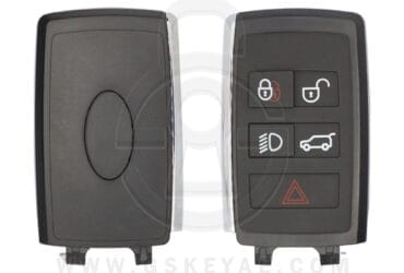 Coque de clé intelligente Land Rover Range Rover 2018-2022 5 boutons compatible avec carte Lonsdor