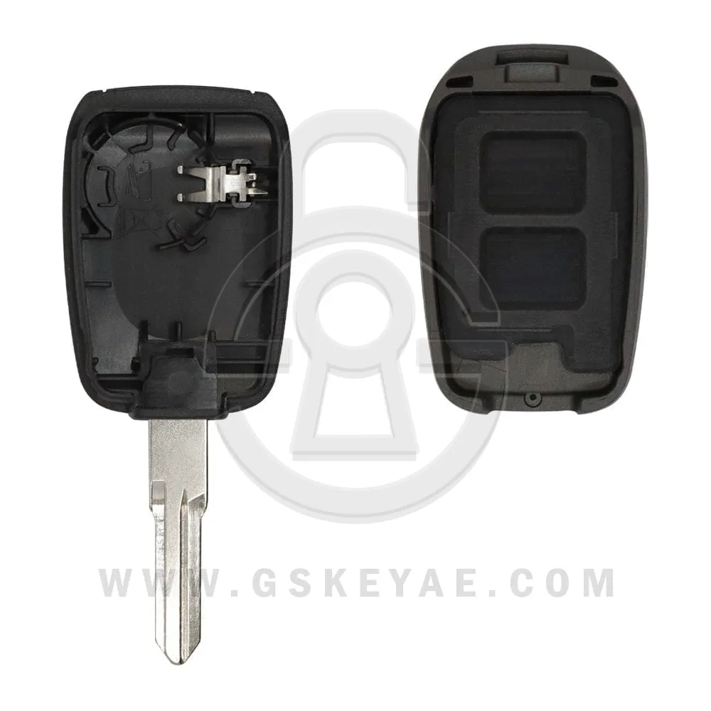 2 Button Replacement Remote Head Key Shell Cover HU136 Blade For Renault Dacia